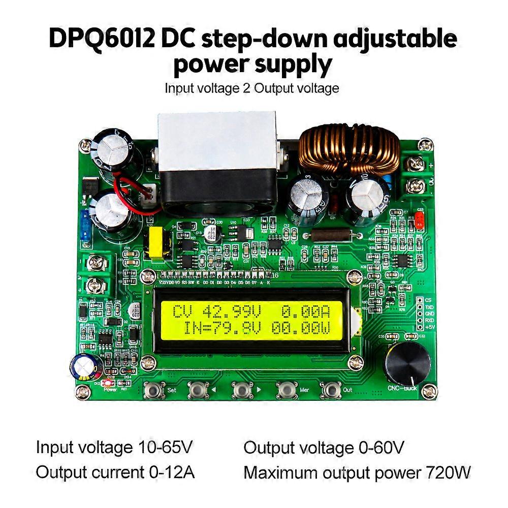 Cv Cc Cnc Adjustable Buck Converter Dc10v- 100v To Dc0-90v Voltage Regulator Transformer Board Step Down Power Supply Module