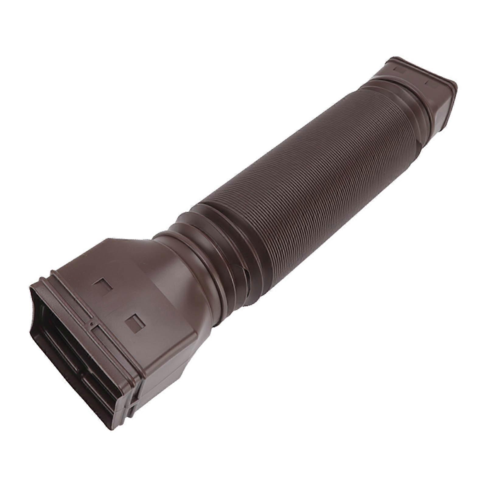 Downspout Extender Retractable Rain Gutter Drainage Pipe Down Spout Drain Extensions Brown