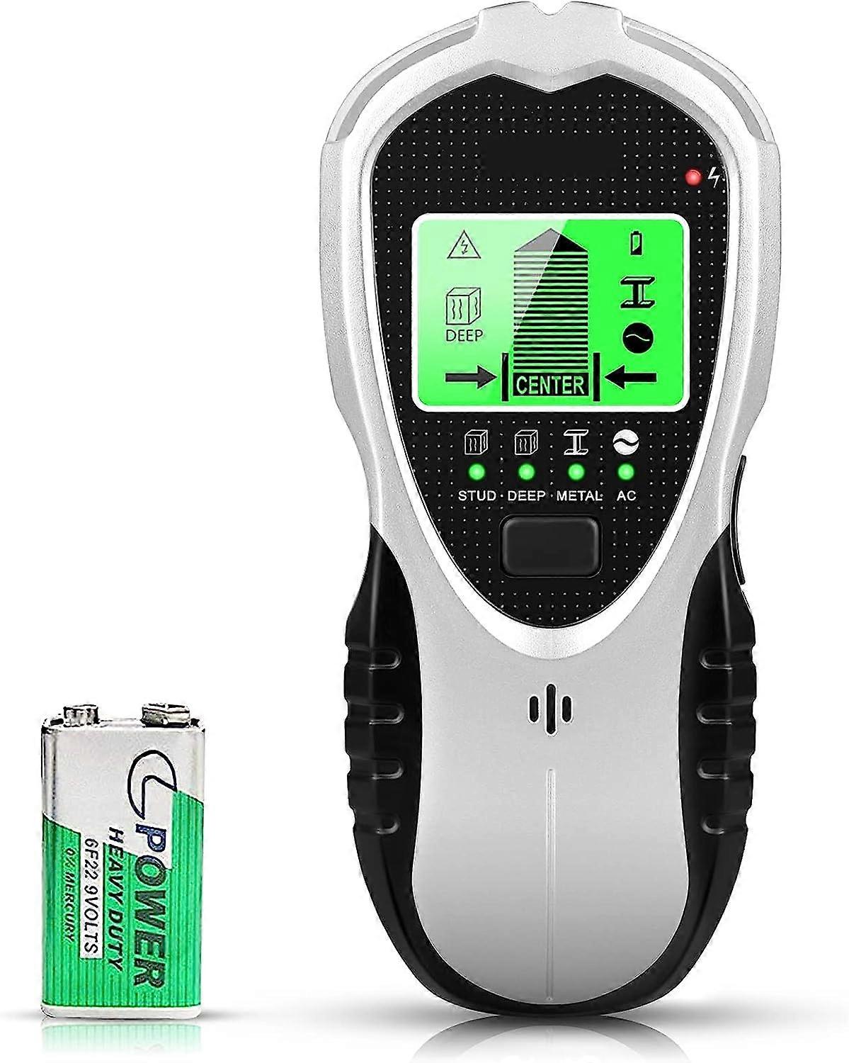 Professional 4 in 1 Line Finder Wall Finder with HD LCD Screen, Line Finder for Wood Bolts, Power Line and Metal Pipes