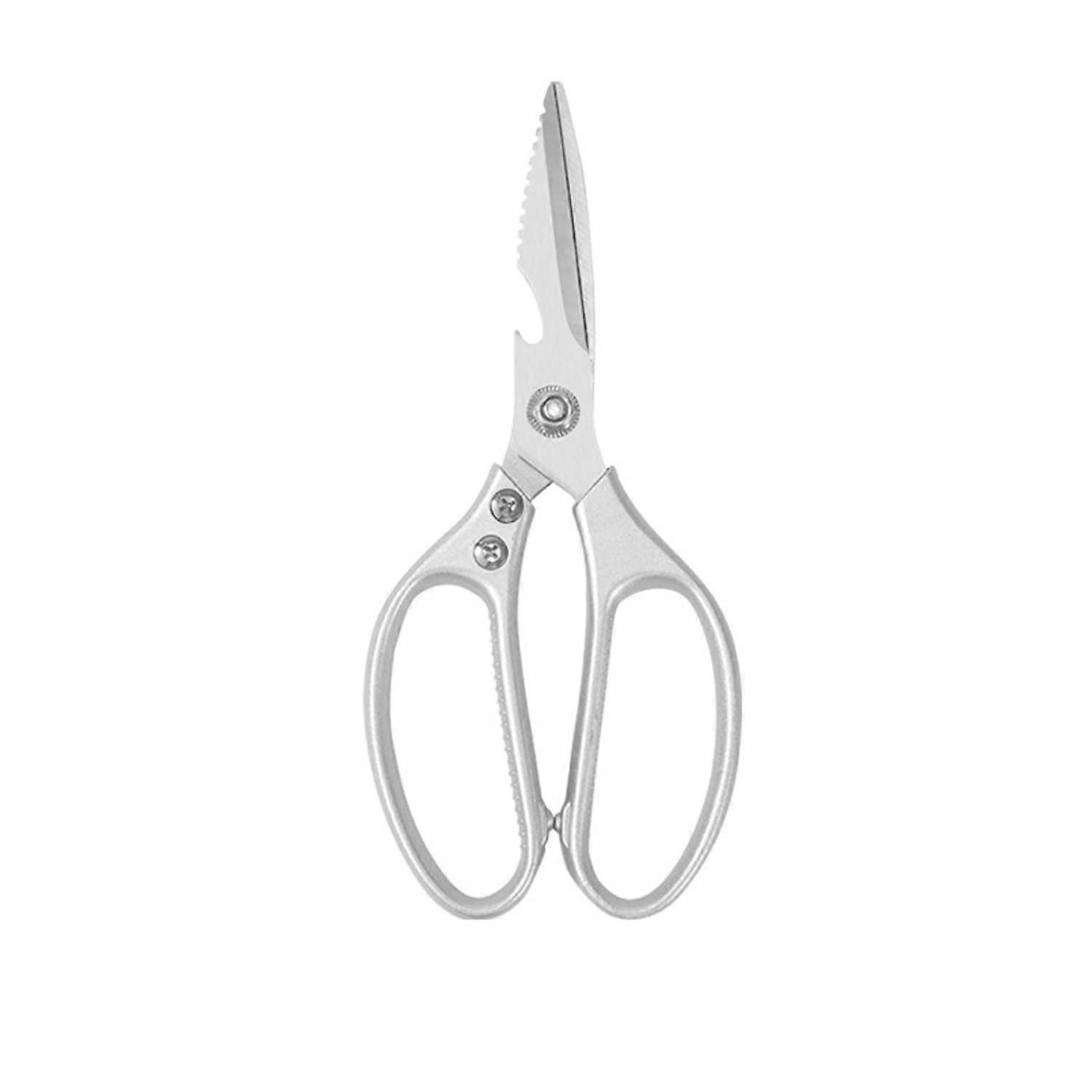 Multifunctional kitchen scissors (aluminum handle)