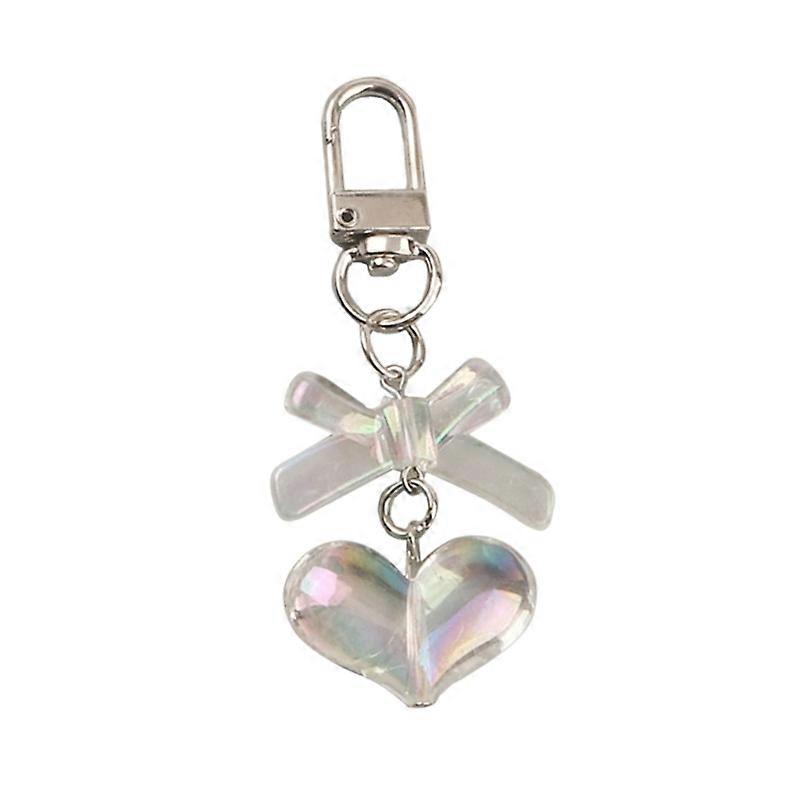 Heart/Bear Shape Keychain Keyring Commemorative Keychain Resin Material Key Ring