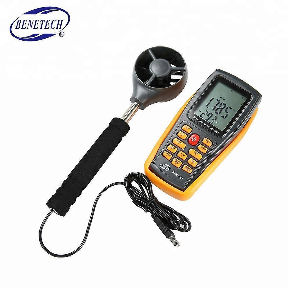 Handheld Digital Anemometer Anemometer High Accuracy Wind Speed and Temperature Tester GM8902