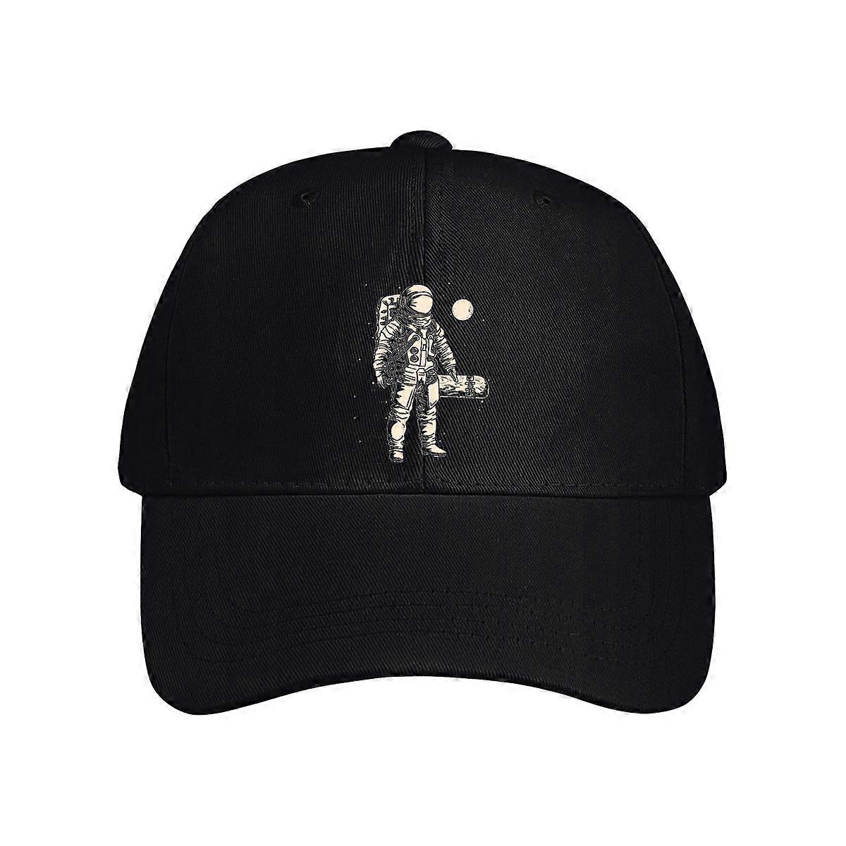 Skateboarder Astronaut Baseball Cap
