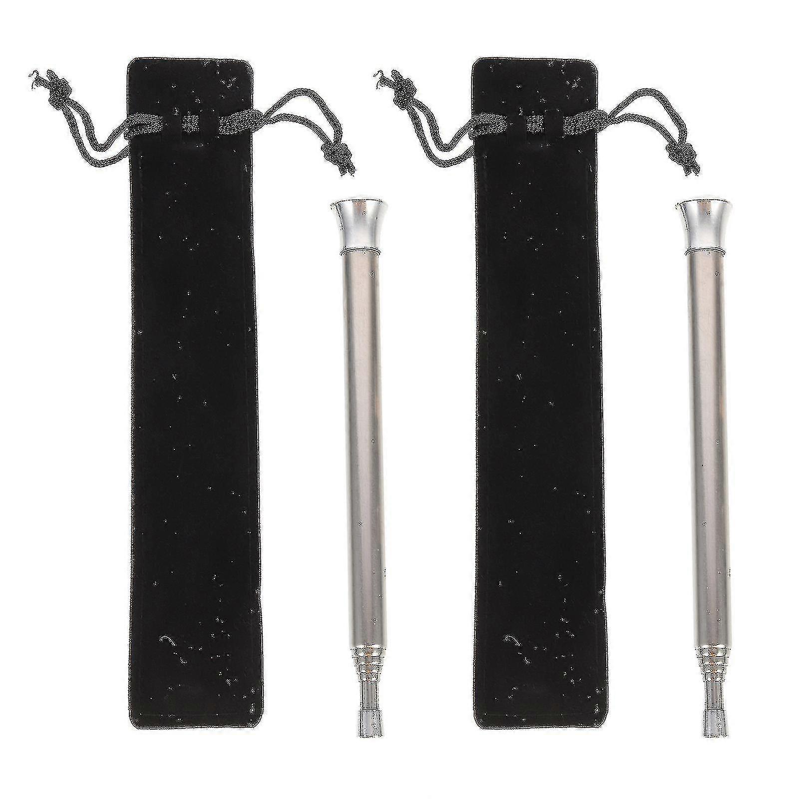 2 Sets Pocket Fire Bellows Outdoor Fire Starters Collapsible Fire Blowers Camping Bellows