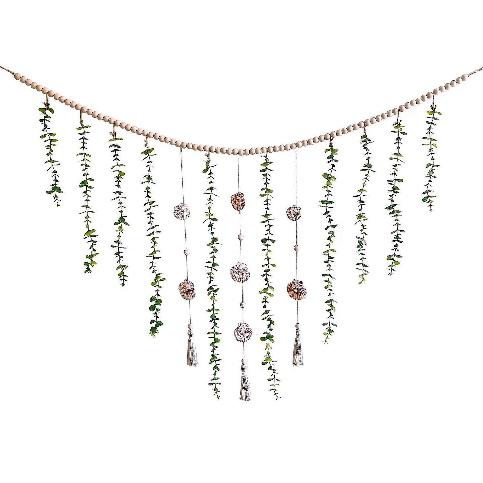 Creative Photo Hanging Display Macrame Wall Hanging Wall Decoration with 20 Clips