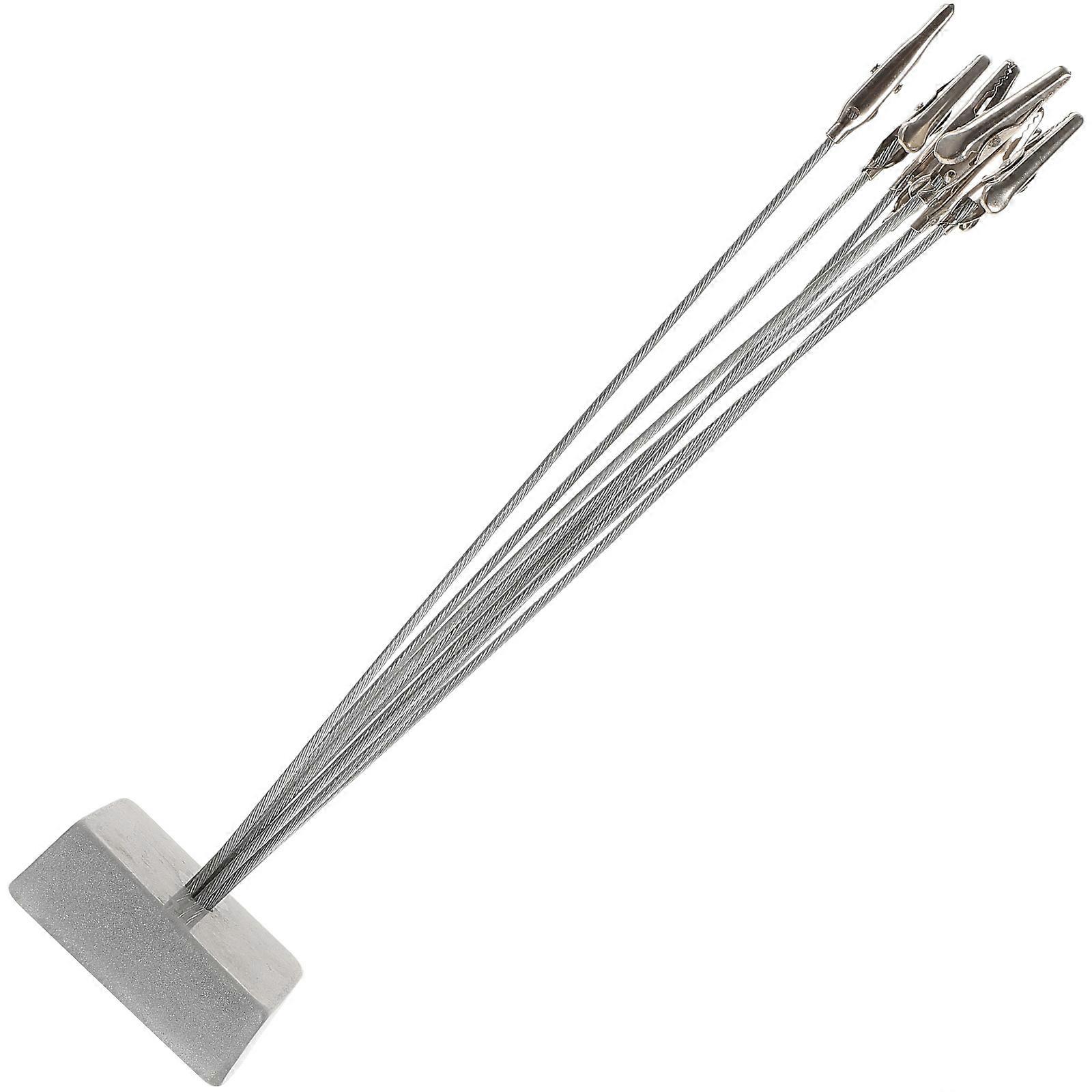 8-branch Tree Style Photo Holder Note Memo Clip (Silver)