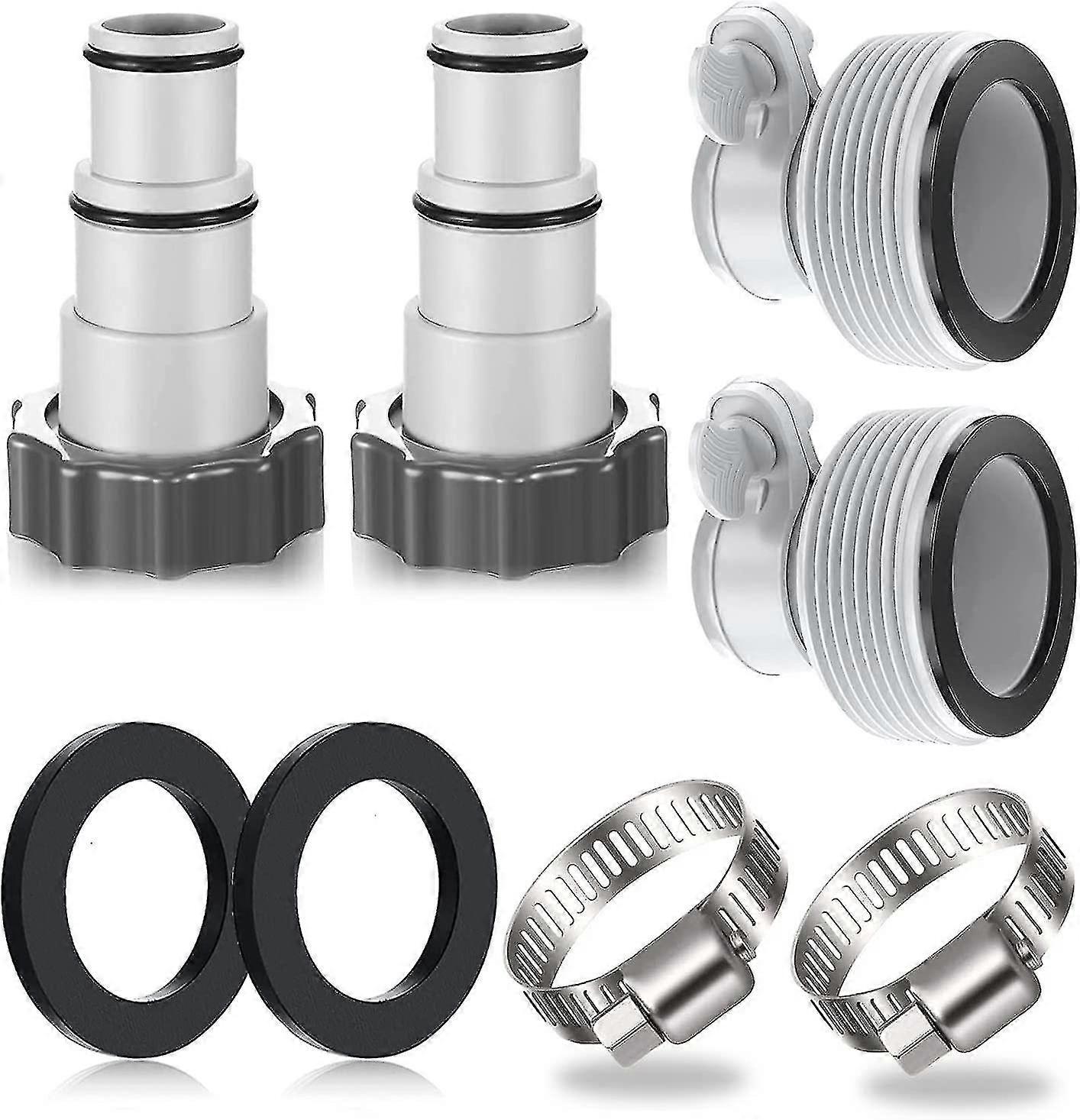 4pcs Pool Hose Adapter, Pool Adapter, Pool Adapter, Pool Hose Adapter, Pump Hose Adapter, Pool Hose Connector 32 And 38 Mm