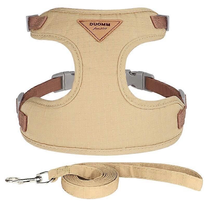 Mesh Cat Vest Harness and Leash Set Small Dogs Cats Vest 3 Layer Soft Pet Vest Harness Lead Leash Chihuahua Bulldog Pug Pink