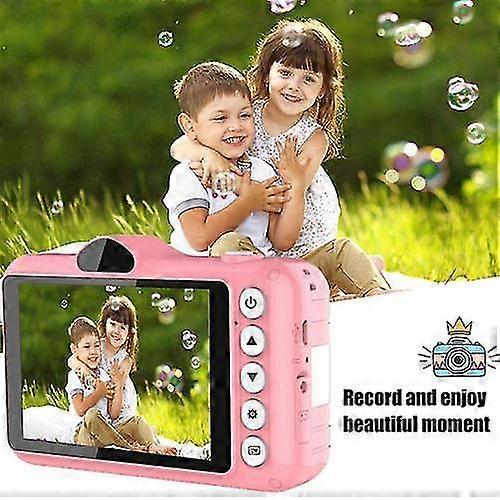 Câmera digital para crianças presente câmera idades 3-10 com tela de 3,5 polegadas - Rosa