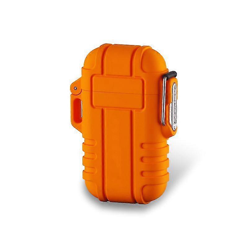 Su geçirmez Elektrikli Çakmak Çift Arklı Usb Şarj Edilebilir Çakmak