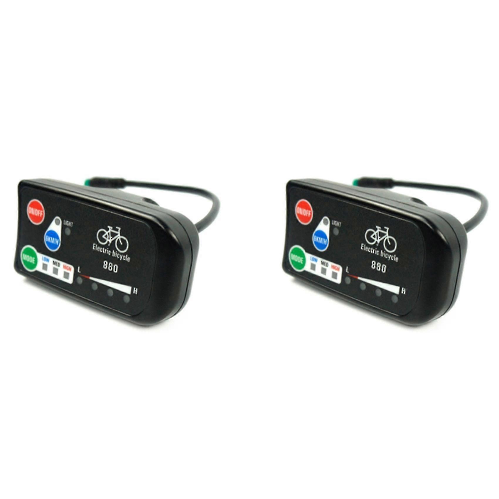 Electric Bicycle Display 24v 36v 48v Ebike Led880 Controller For Kt