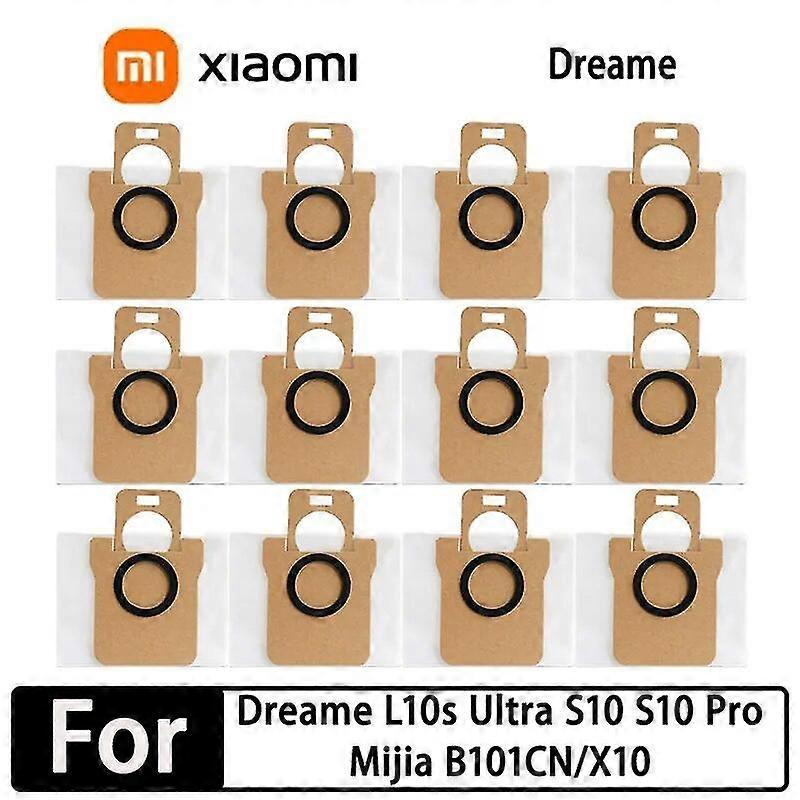 Εξαιρετική σακούλα σκόνης Dreame L10s Ultra / S10 Pro αξεσουάρ Xiaoml Mijia Omni 1s B101cn ρομπότ X10+ κενά μέρη σακούλας σκουπιδιών σκουπιδιών ρομπότ