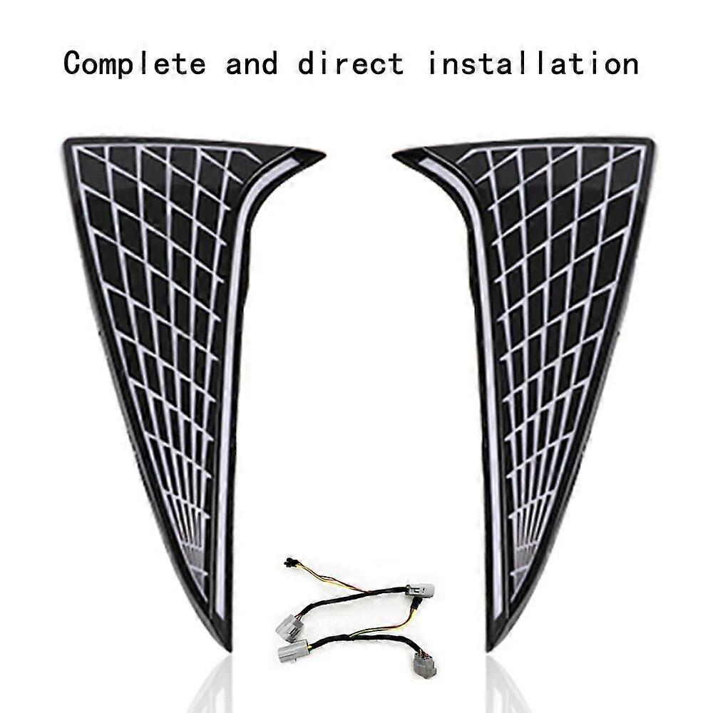 For Toyota Sienna Granvia 2021 2022 2023 3 Functions LED Bumper Light Rear Fog Lamp Brake Light Dynamic Turn Signal Pillar Light