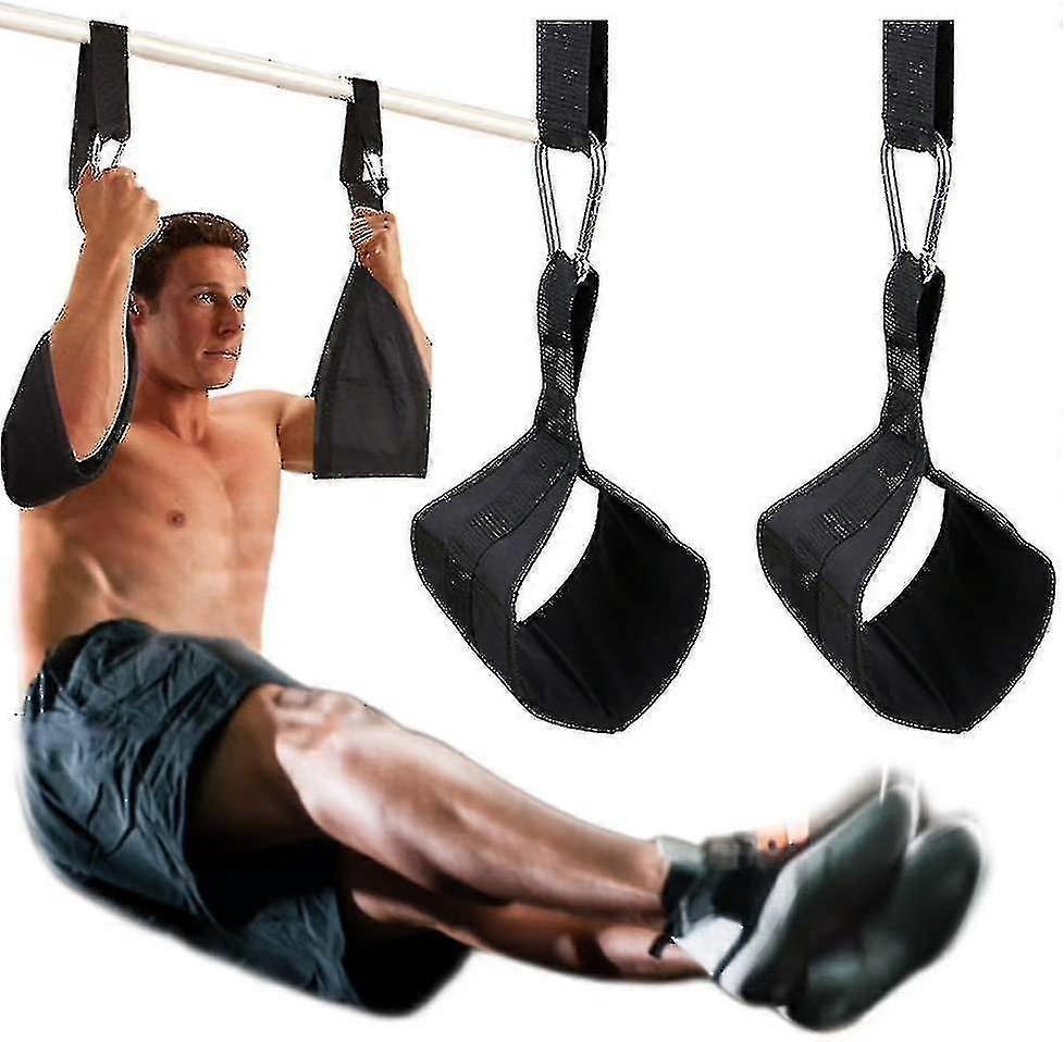 Hanging Ab Straps Arm Straps For Abdominal Training Equipment With D-ring Hook Tw