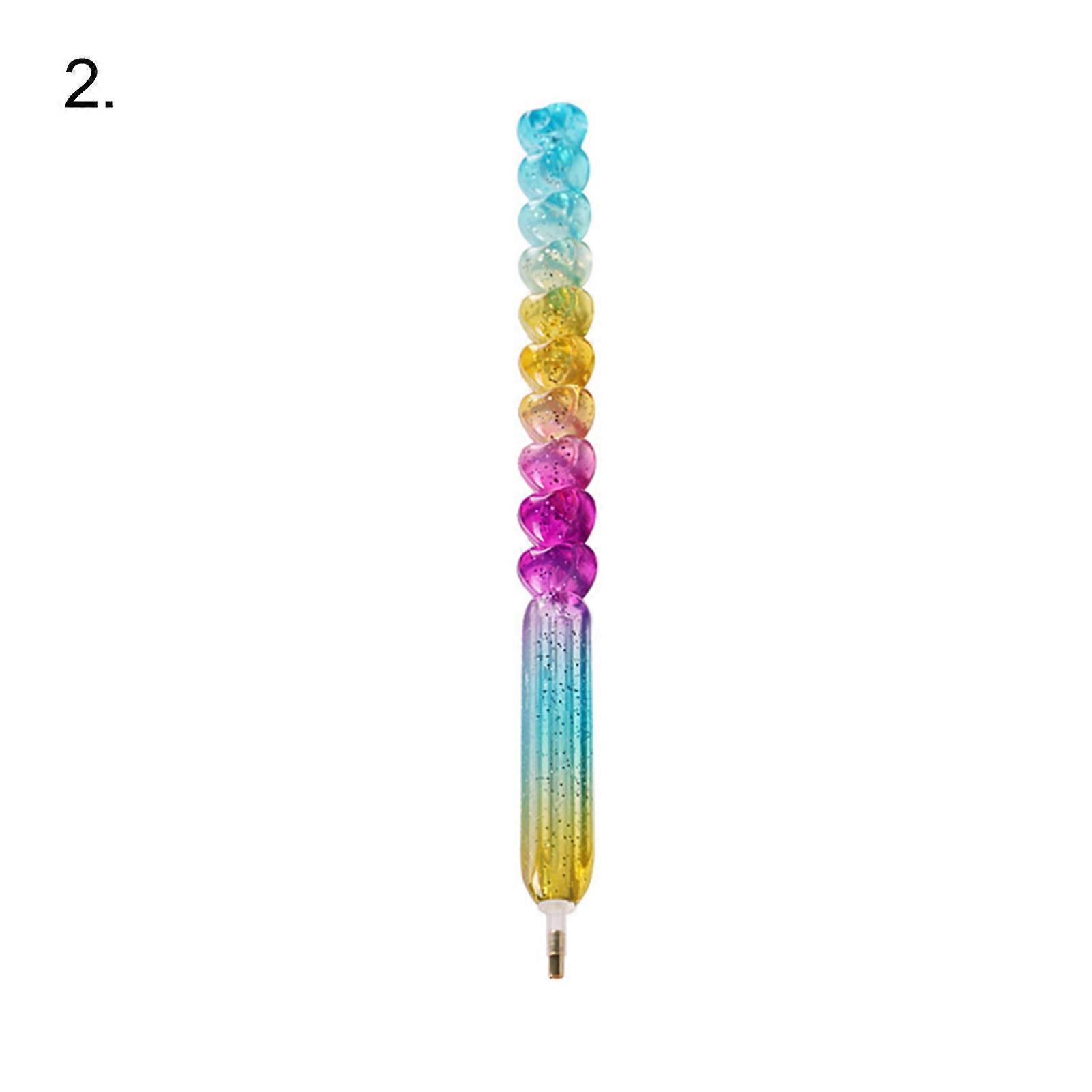 Twist Cross Peach Heart Shape Single Head Diamond Drawing Tool Point Drill Pen mengxi