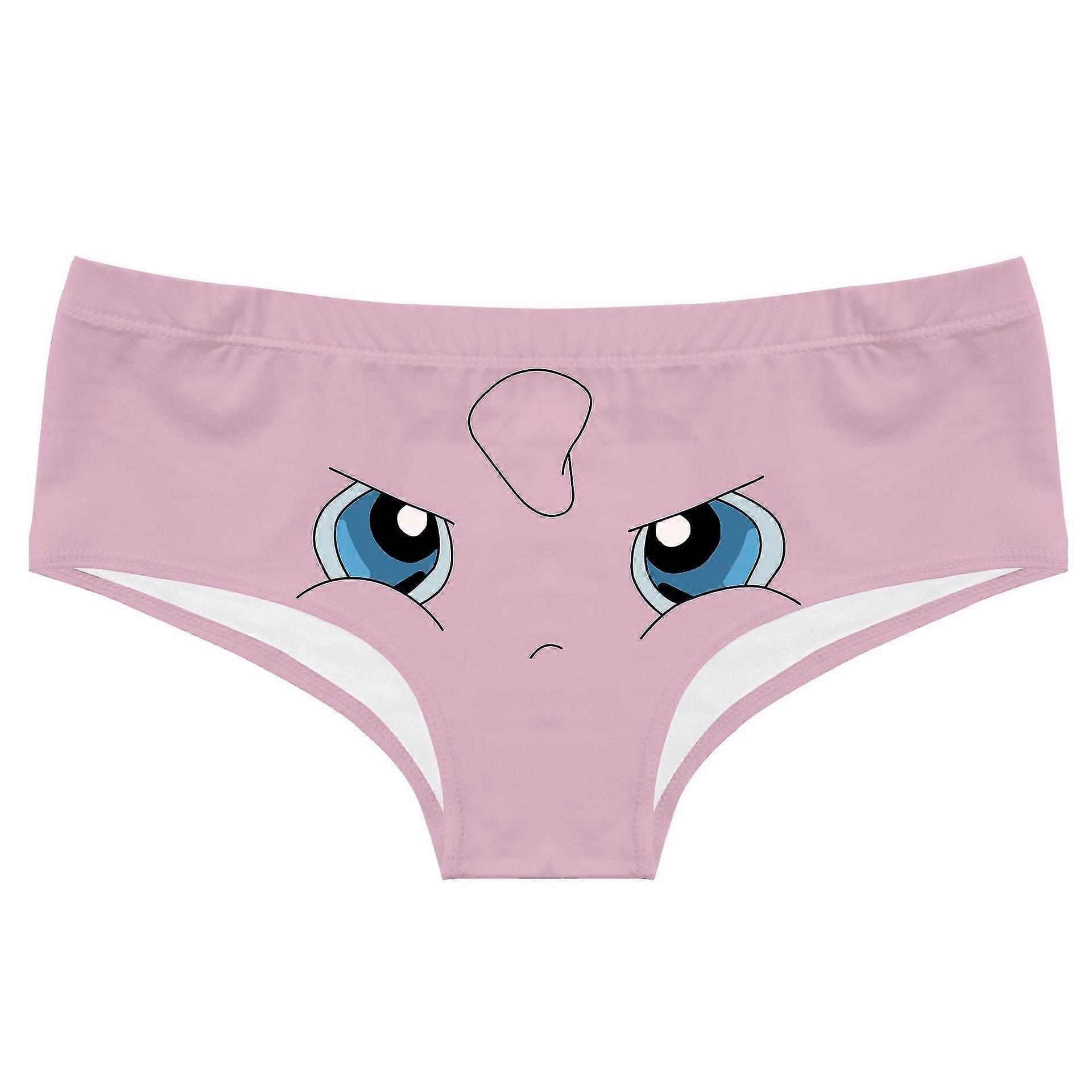 Pixie Print Seamless Breathable Women's Briefs Low Waist Sexy Triangle