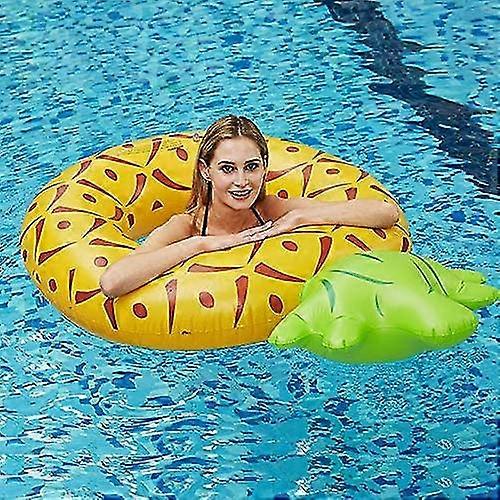 Flotteur de Piscine Géant Gonflable Ananas Fête à la Piscine Flotteur Radeau Chaise Longue de Piscine Été Plage Piscine Gonflable Bouée Lounge pour Adultes et Enfants