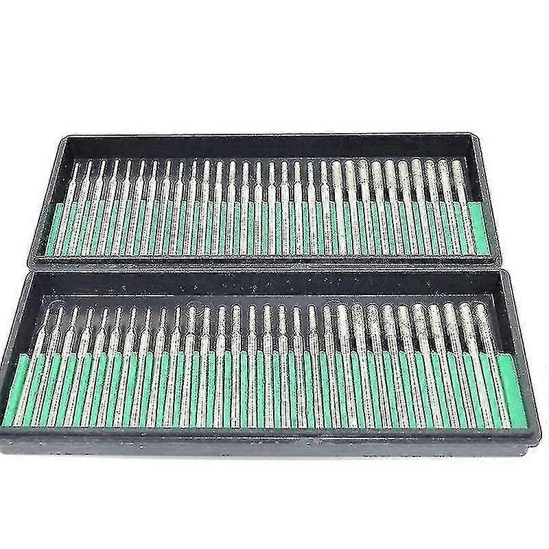 60 High-grade Diamond Drill Bits Burr Set 30pcs Set 1mm, 2mm, 3mm