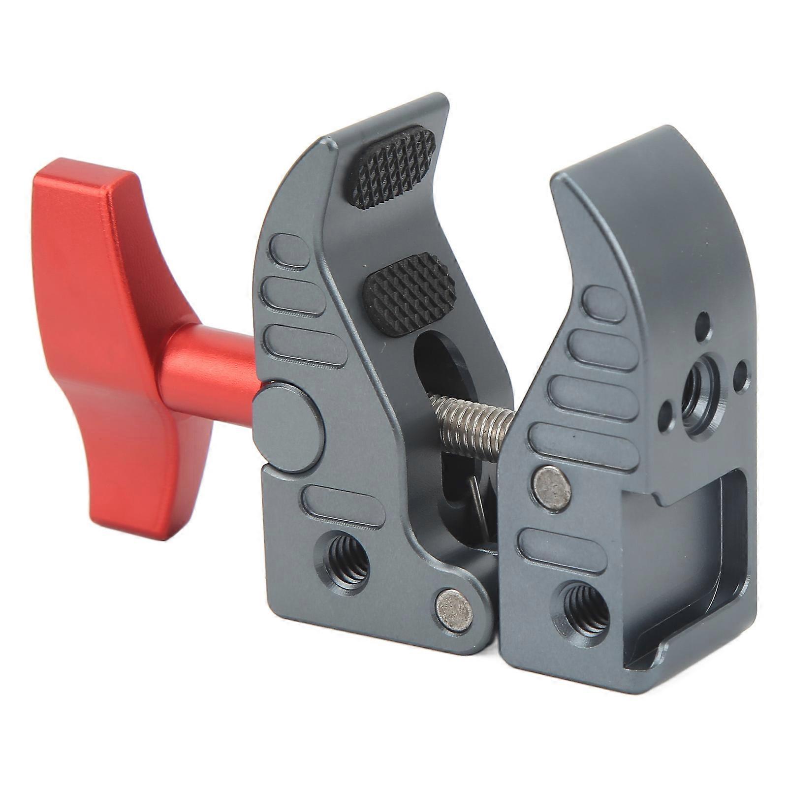 Pince de serrage extensible en alliage d'aluminium pour appareil photo, haute résistance, avec filetage 1/4".