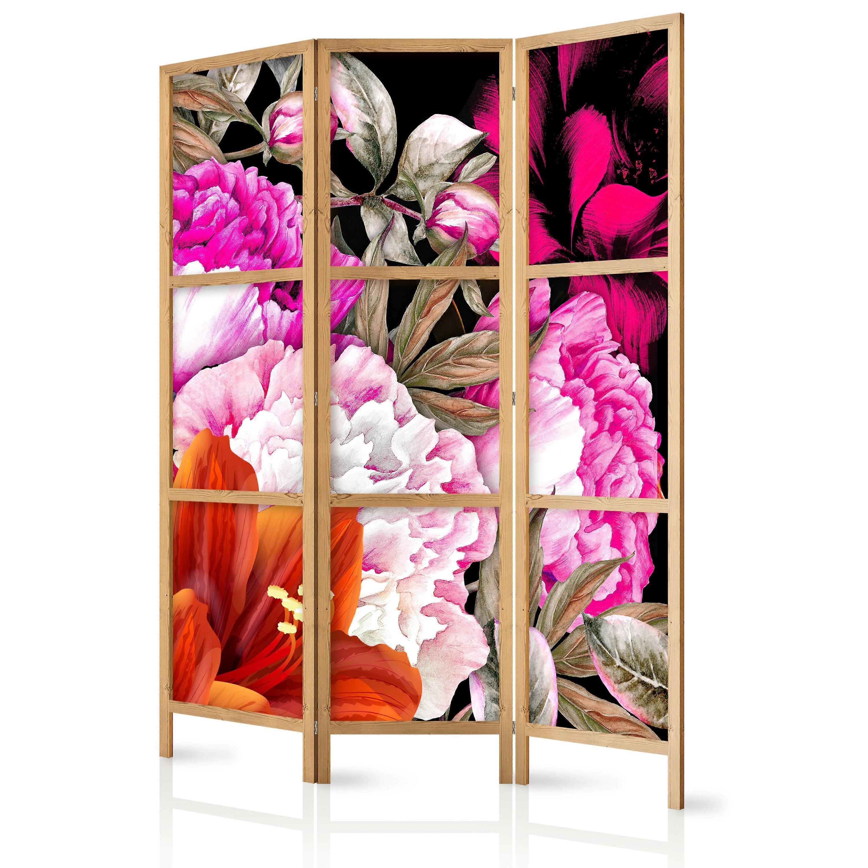 Separator de cameră japonez - Abundență florală I