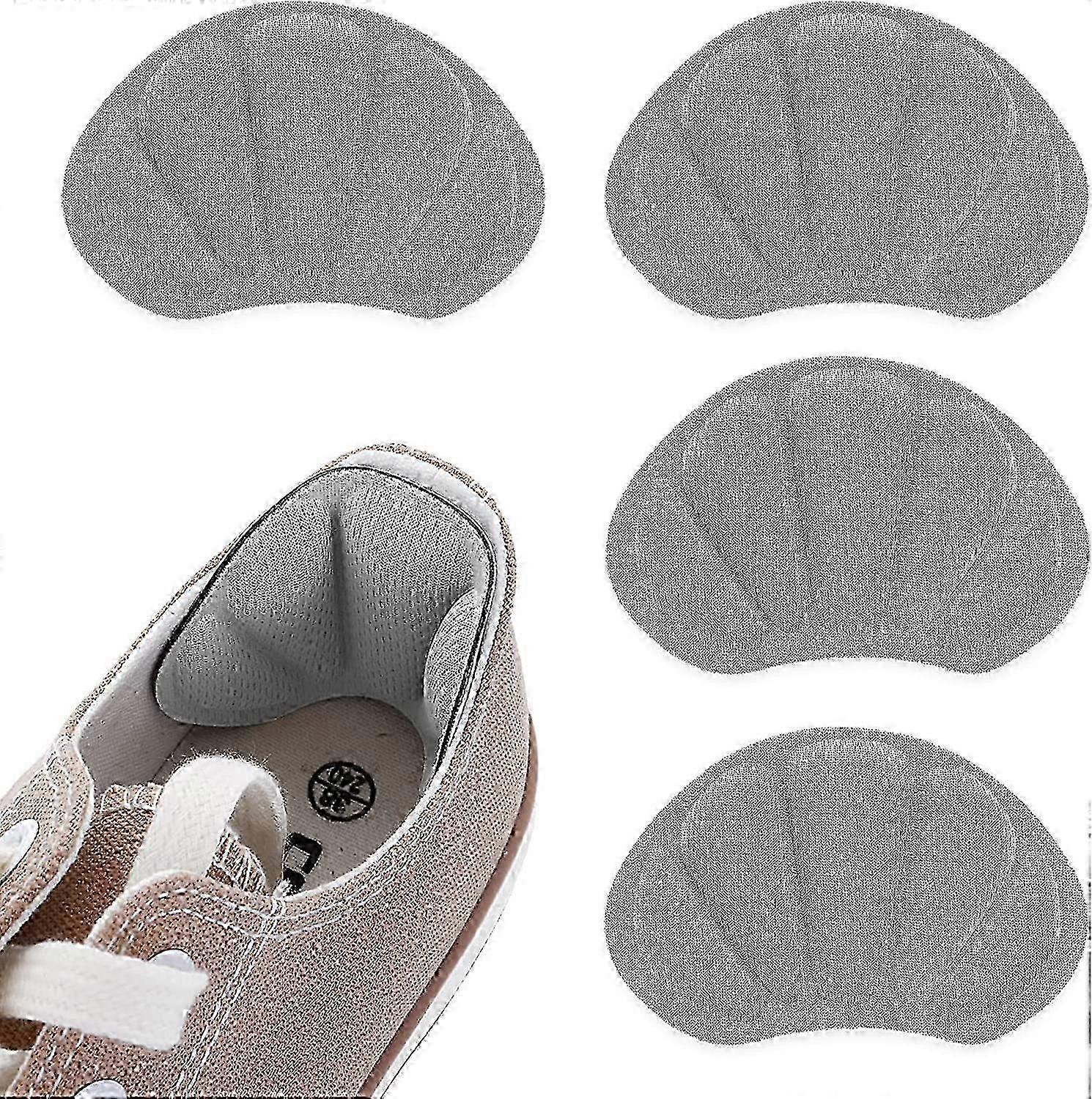 2 Pairs Heel Grips for Shoes Too Big, Self-Adhesive Shoe Pads Anti-Slip Heel Cushions (Black) p202411261264