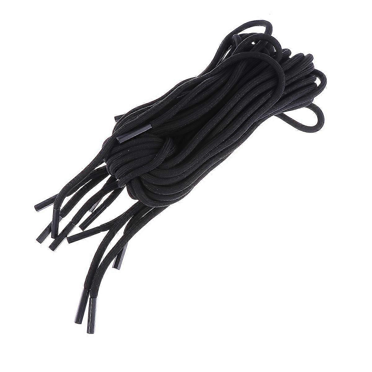10 Pcs Elastic Laces Replacement Drawstring Black Shorts Elastic Drawstring Cord Sweatpants Replacement Drawcord String