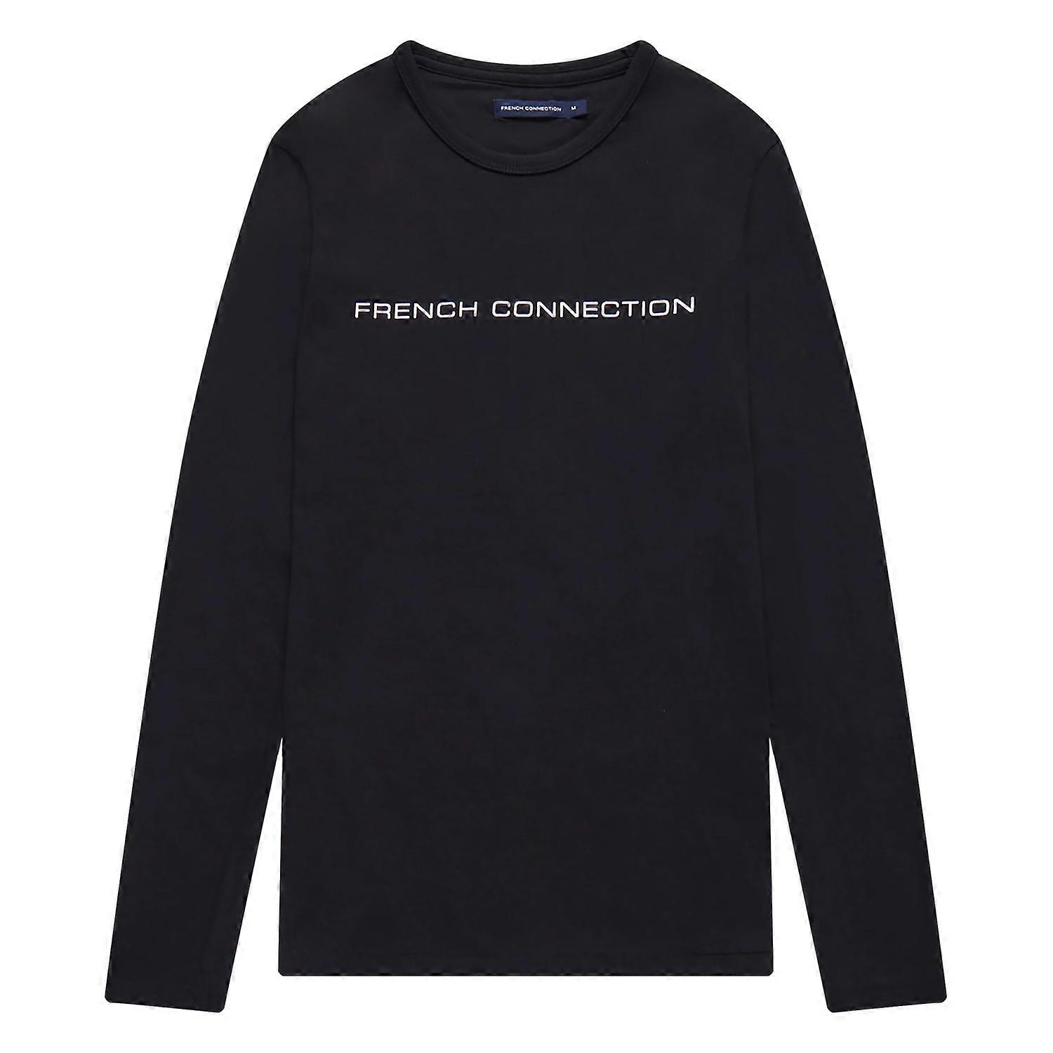 French Connection Long Sleeve Logo T-Shirt