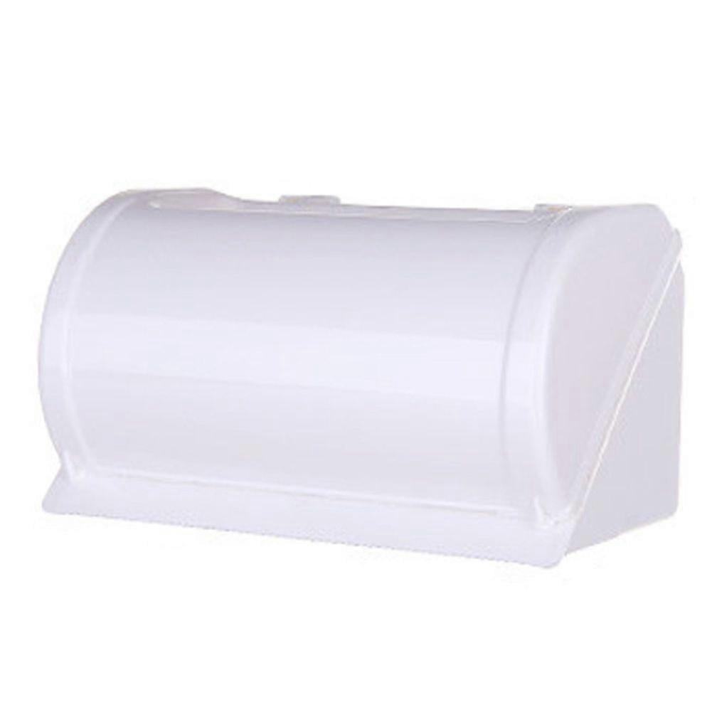 Multifunctional Waterproof PP Tissue Box without Punching Toilet Bathroom Accessory Beige