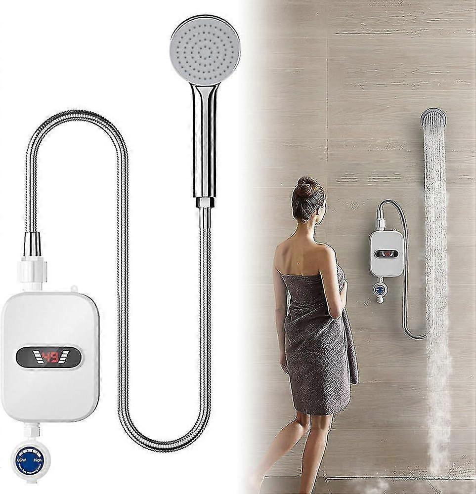 Instantaneous Electric Tankless Heater 3kw,instant Hot Heater With Shower And Tubes,mini Heater For Shower
