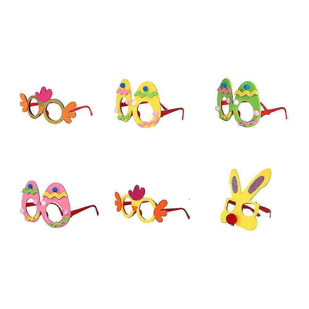 6 Easter Egg Bunny Chick Glasses Prom Party Decor Funny Glasses Frames