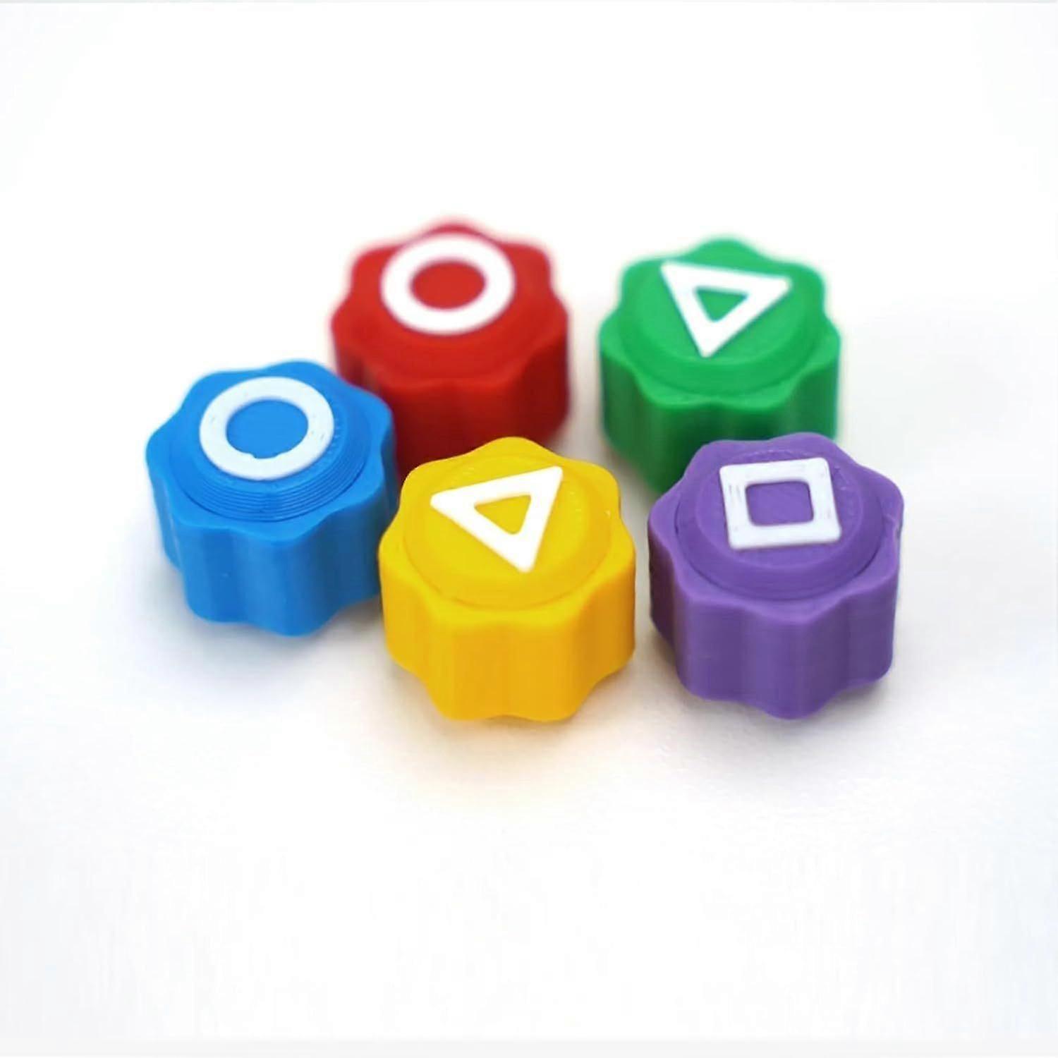 LEMLIN Gonggi – Jeu Coréen Traditionnel De 5 Pierres Colorées, Coordination œil-main, Jouet Pour Adultes Et Enfants