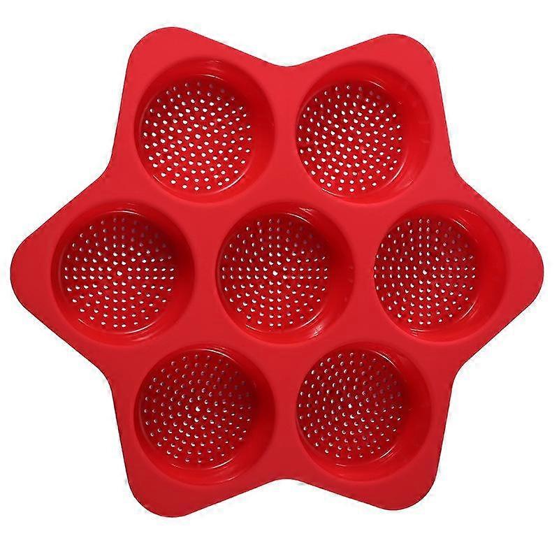 Food Grade Silicone Mold Tool Baking Round Hamburger Mold High Temperature Resistant Bread Cake Oven Baking Pan Mold