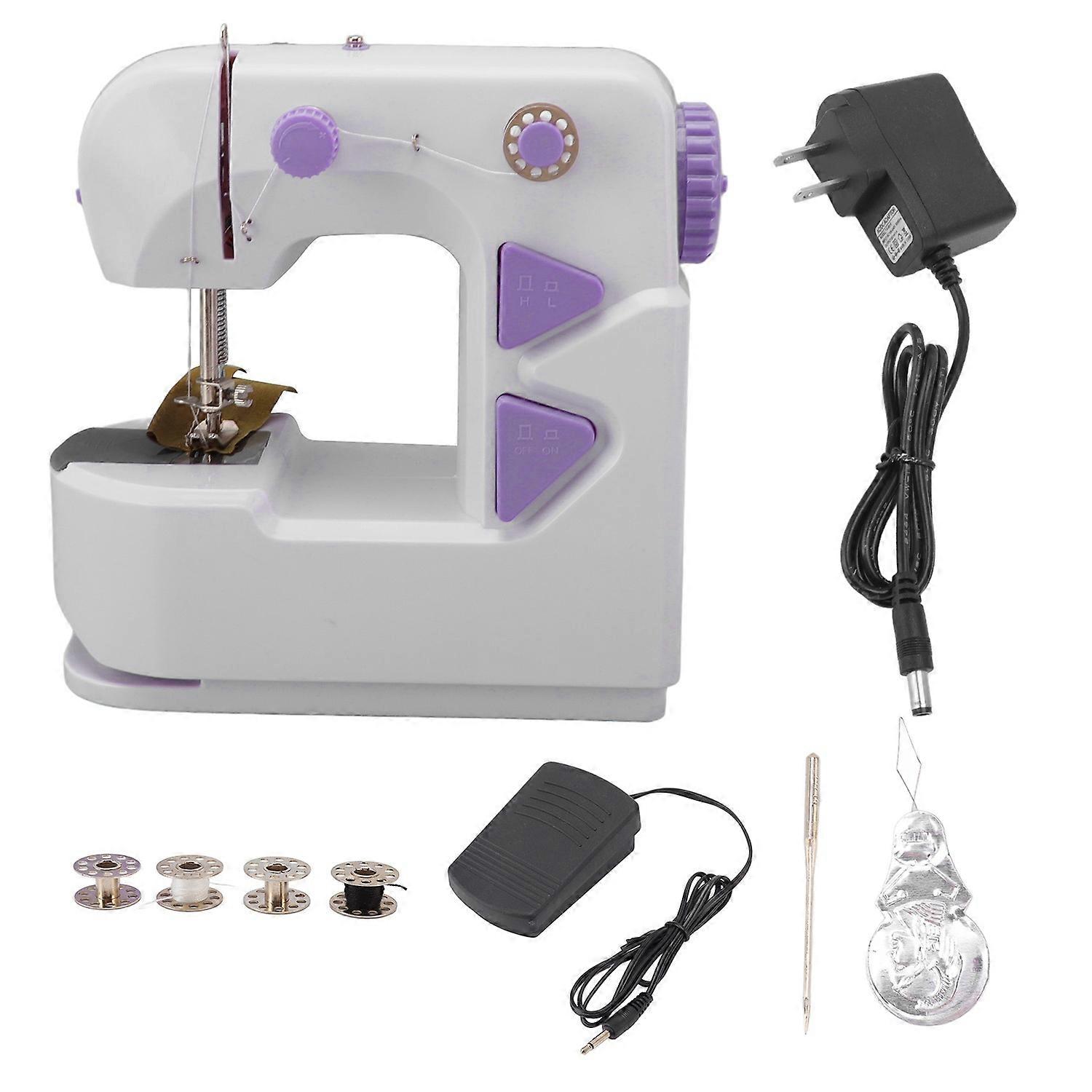 Mini Sewing Machine Portable Home Electric Micro Mini Desktop Sewing Machine 100‑240V for Small Proj