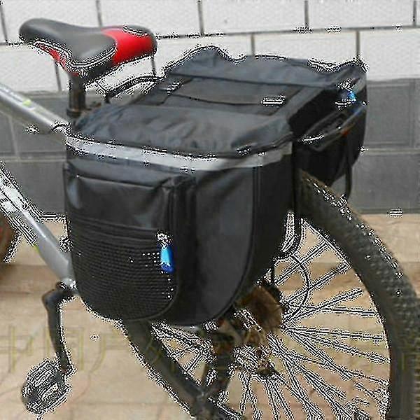 ماء مزدوج Panniers حقيبة دراجة دراجة ركوب الدراجات المقعد الخلفي حزمة حزمة السرج