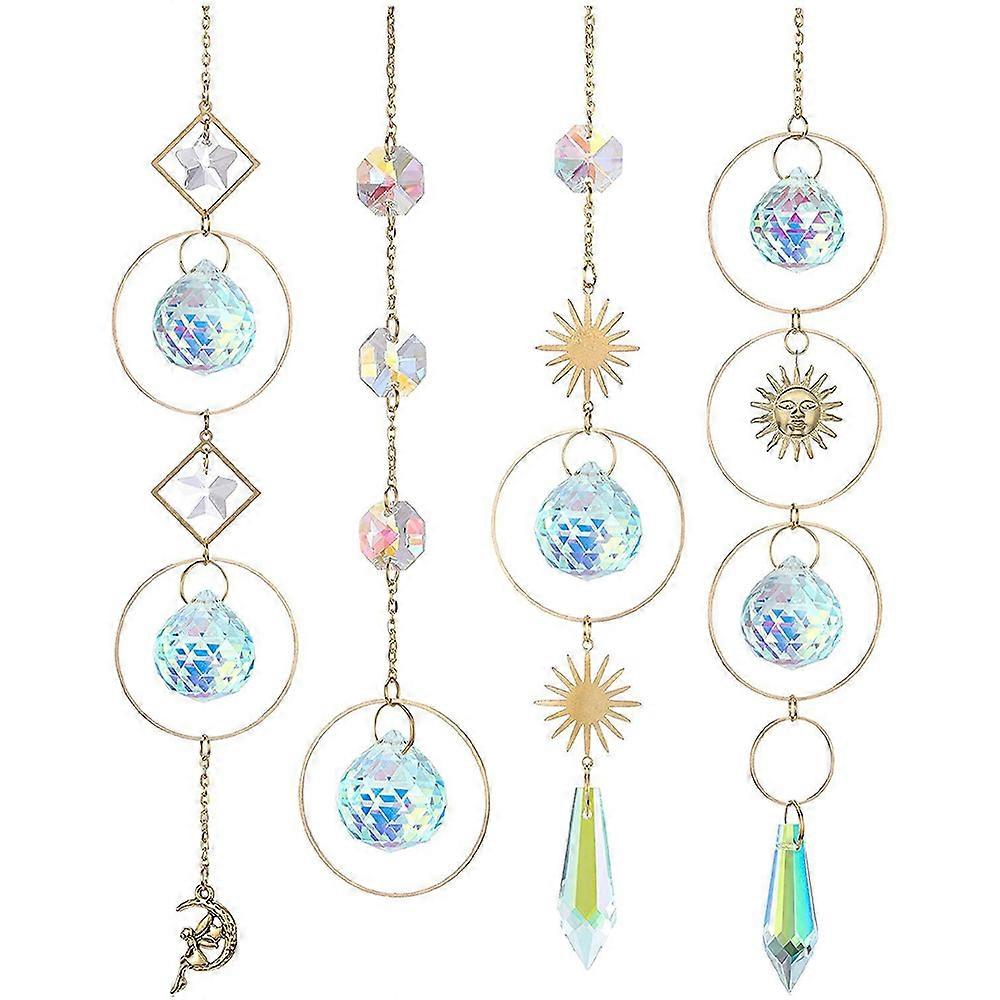 Crystal Suncatcher, Wind Chimes, Light Reflection