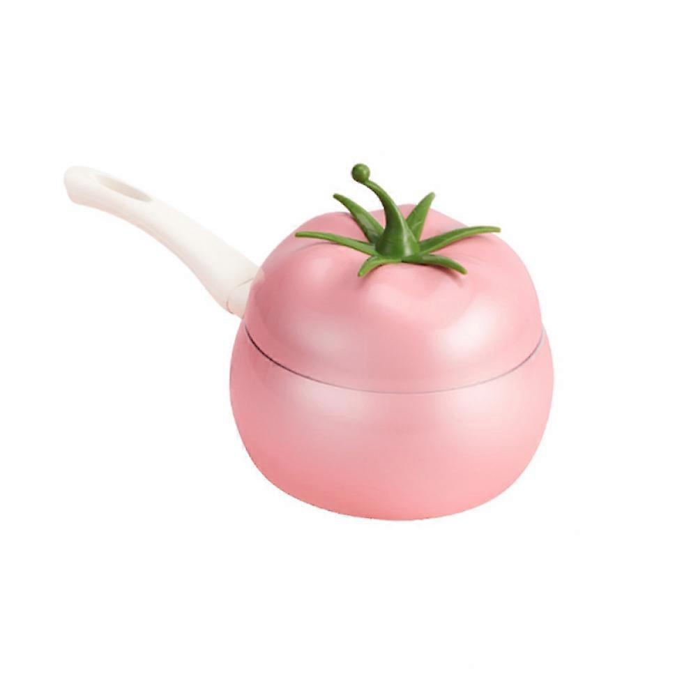 厨房创意番茄奶锅、不粘韩式面锅、通用铝制双底电磁炉、小牛奶锅