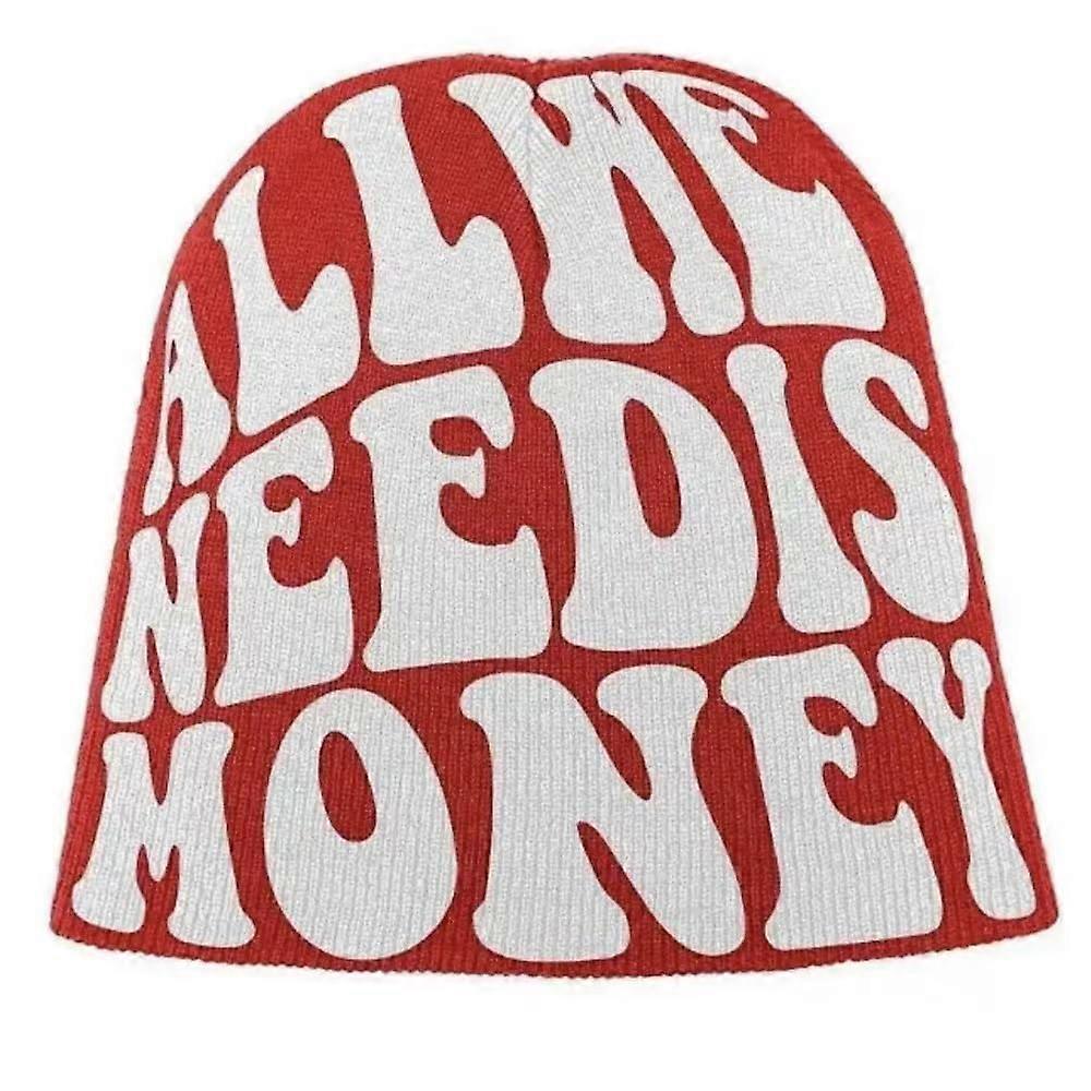 Y2K Beanie Cap Hats for Men and Women, Hip Hop 90s Knit Winter Hats, Warm Gothic Style, Unisex Size, Soft Material