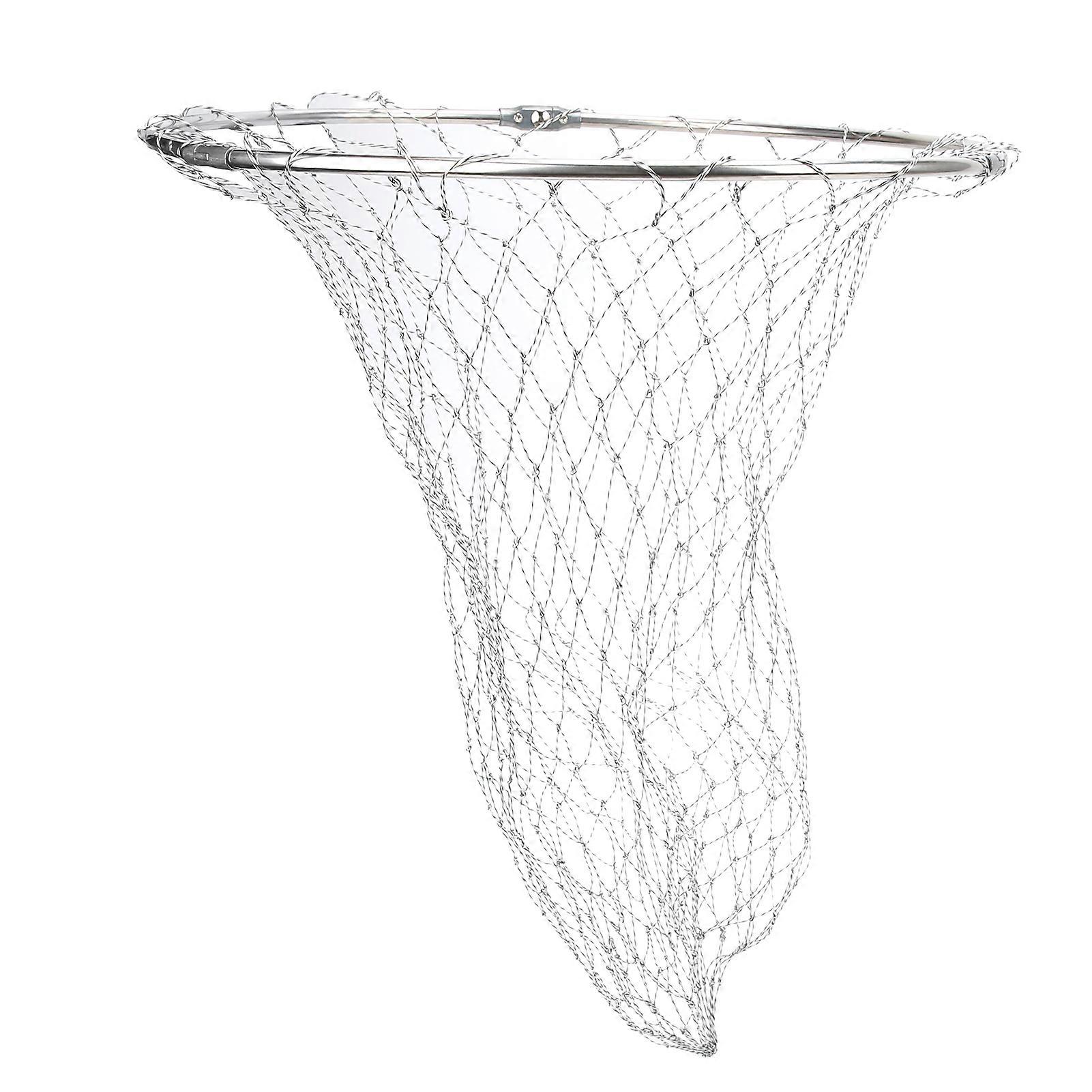 Landing Net Heads 39cm Big Nylon Braiding Mesh Brail Net for Catching Fish and Birds