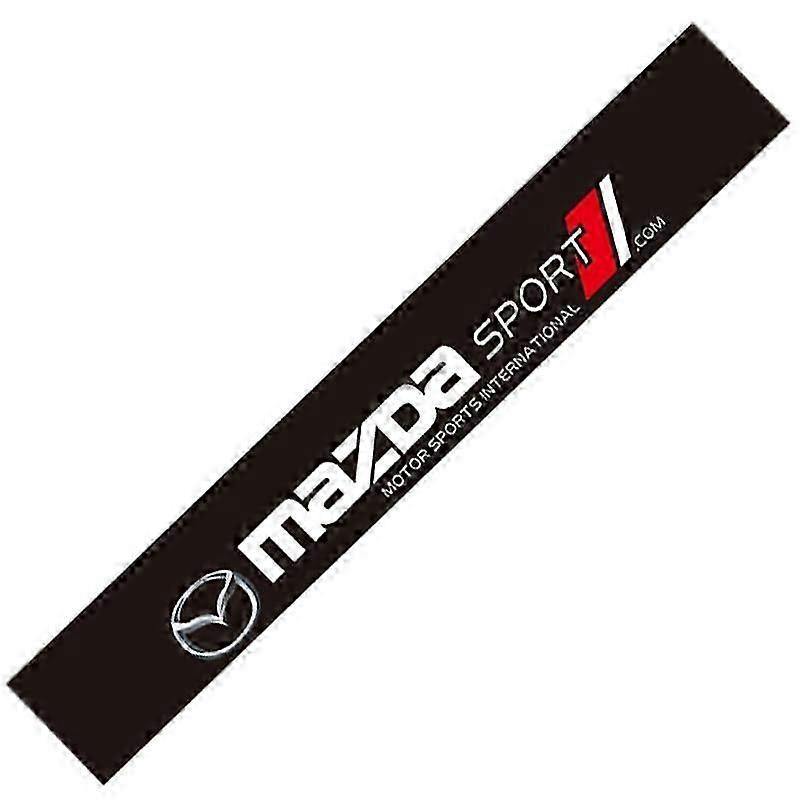 1pcs Car Front Rear Windshield Decoration Stickers For Mazda 6 3 2 Cx3 Cx4 Cx5 Cx7 Cx9 Cx30 Rx8 Mx5 Mx3 Ms Mp Demio Bm Bn Gji Johx
