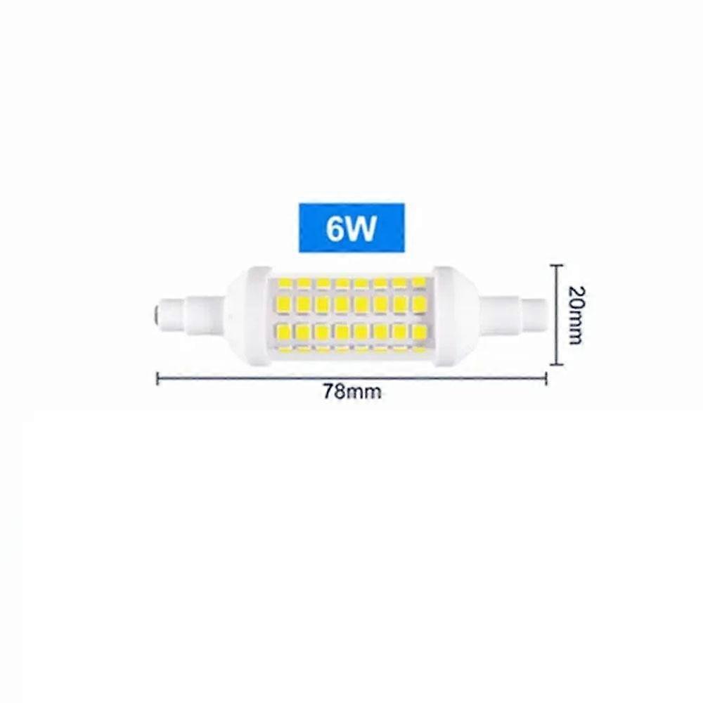 R7S LED 118mm 78mm Dimmable 2835 SMD Lamp Bulb Glass Tube 10W 15W Replace Halogen Lamp Light AC 220V 230V R7S Spotlight