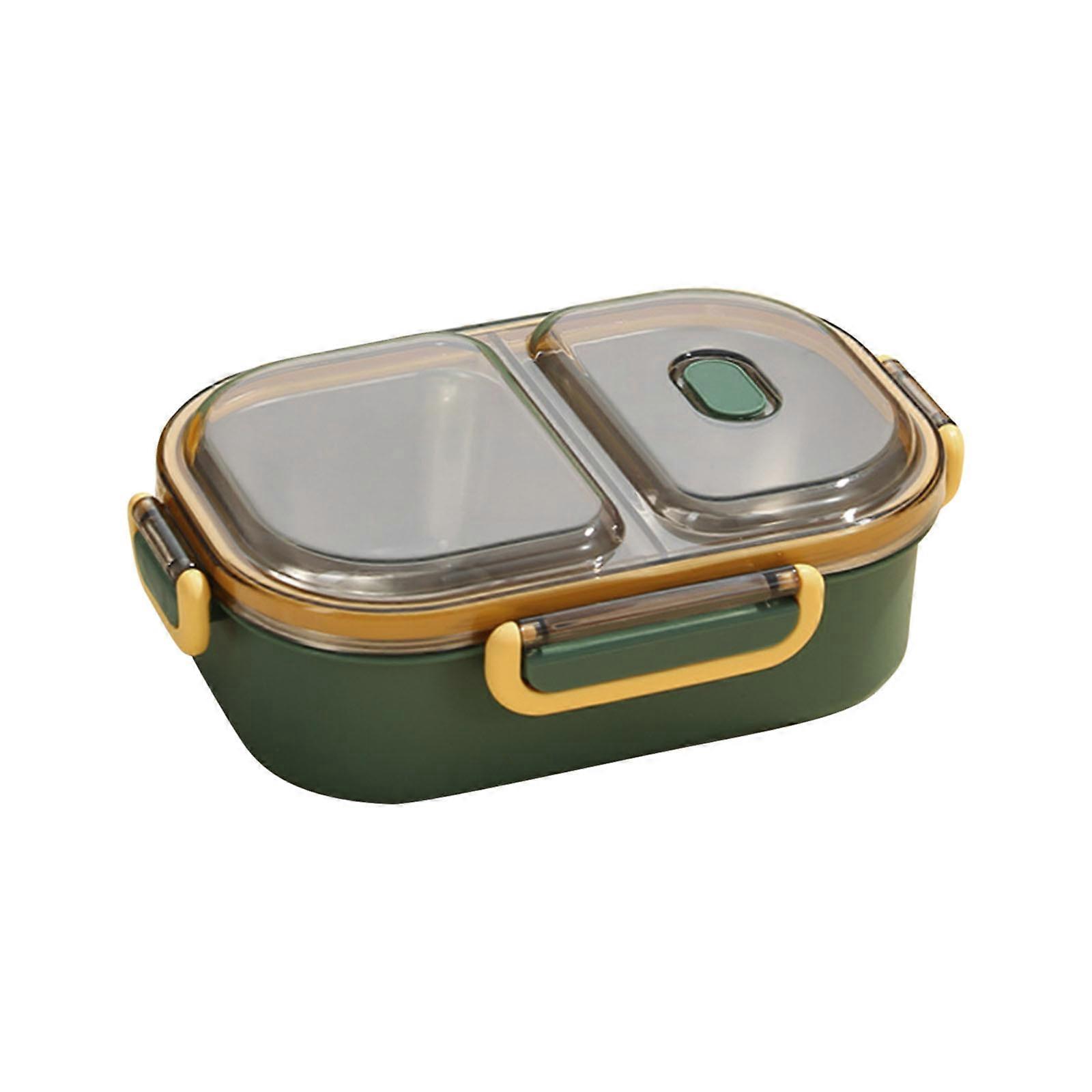 Compartment Lunch Box Large Capacity Plastic Microwave Lunch Box With Tableware Office Worker Student Portable Lunch Box Set Household