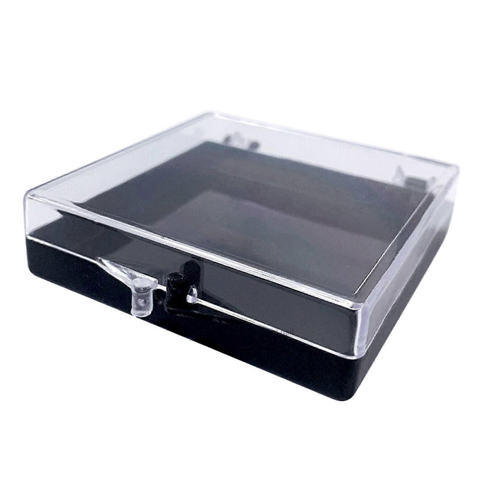 Fake Nail Organizer Storage Box For Case With Lid Clear Plastic Empty Container