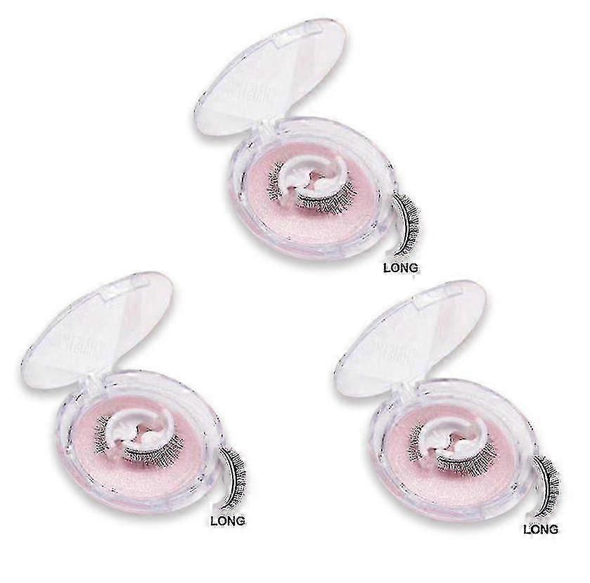 Self-adhesive False Eyelashes Thick Slender Natural Eyelashes Glue-free Quick Paste Grafted Eyelashes