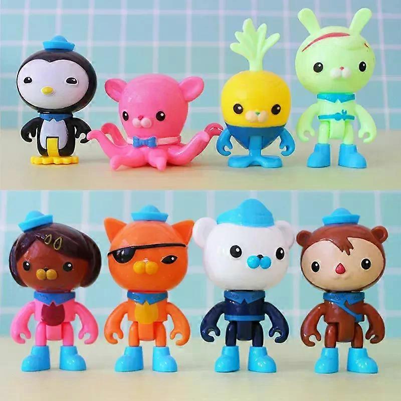Octonauts Building Block Sound Light Octopod Castle Adventure Plsyset Barnacles Peso Kwazii Anime Figure Toys Doll Kids Gift