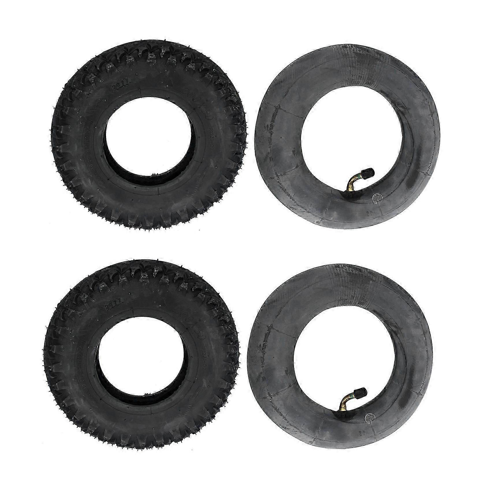 2X (8 polegadas x 2 polegadas) 200X50 (8 polegadas) Pneu adequado para scooter elétrico a gás (tubo interno incluído) cadeira de rodas