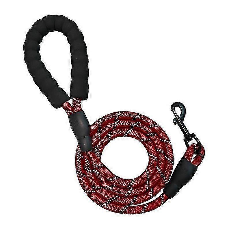 Ays Heavy Dog Rope, With Comfortable Padded Handle And Reflective Dog Rope, Suitable For Medium And Large Dogs