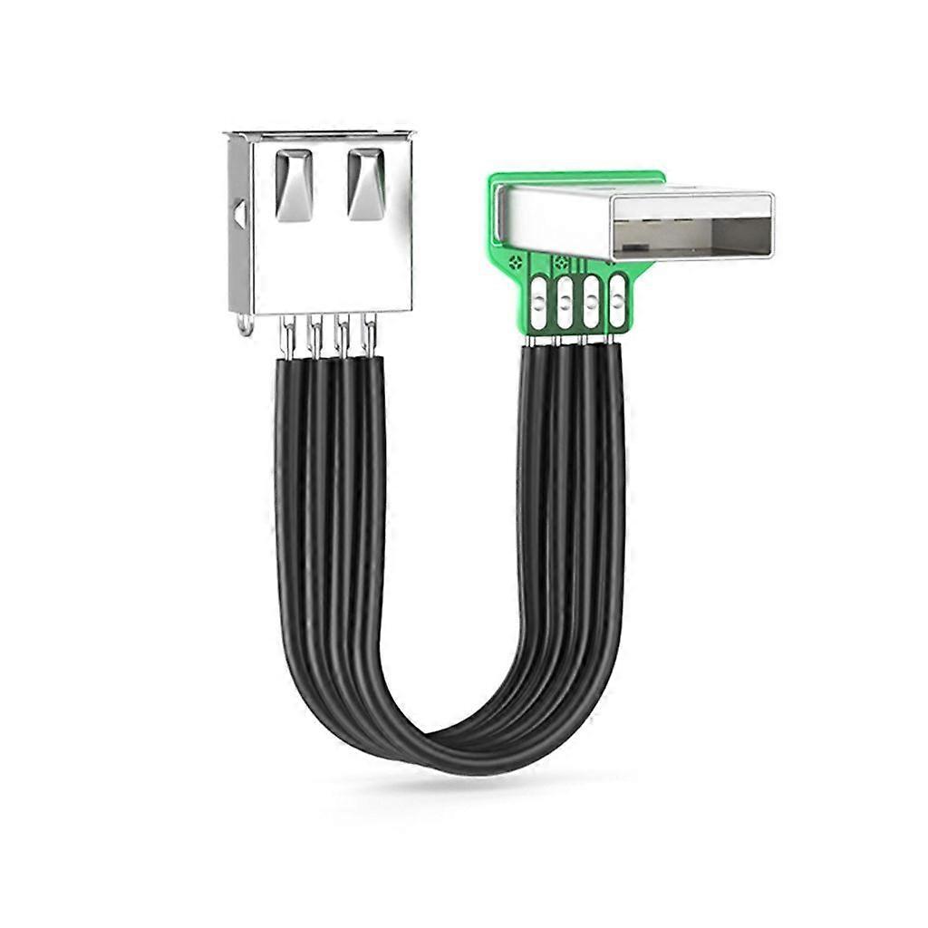 USB2.0 Data Cable FPV Flat Slim Thin Ribbon for Desktops, TV and Notebook