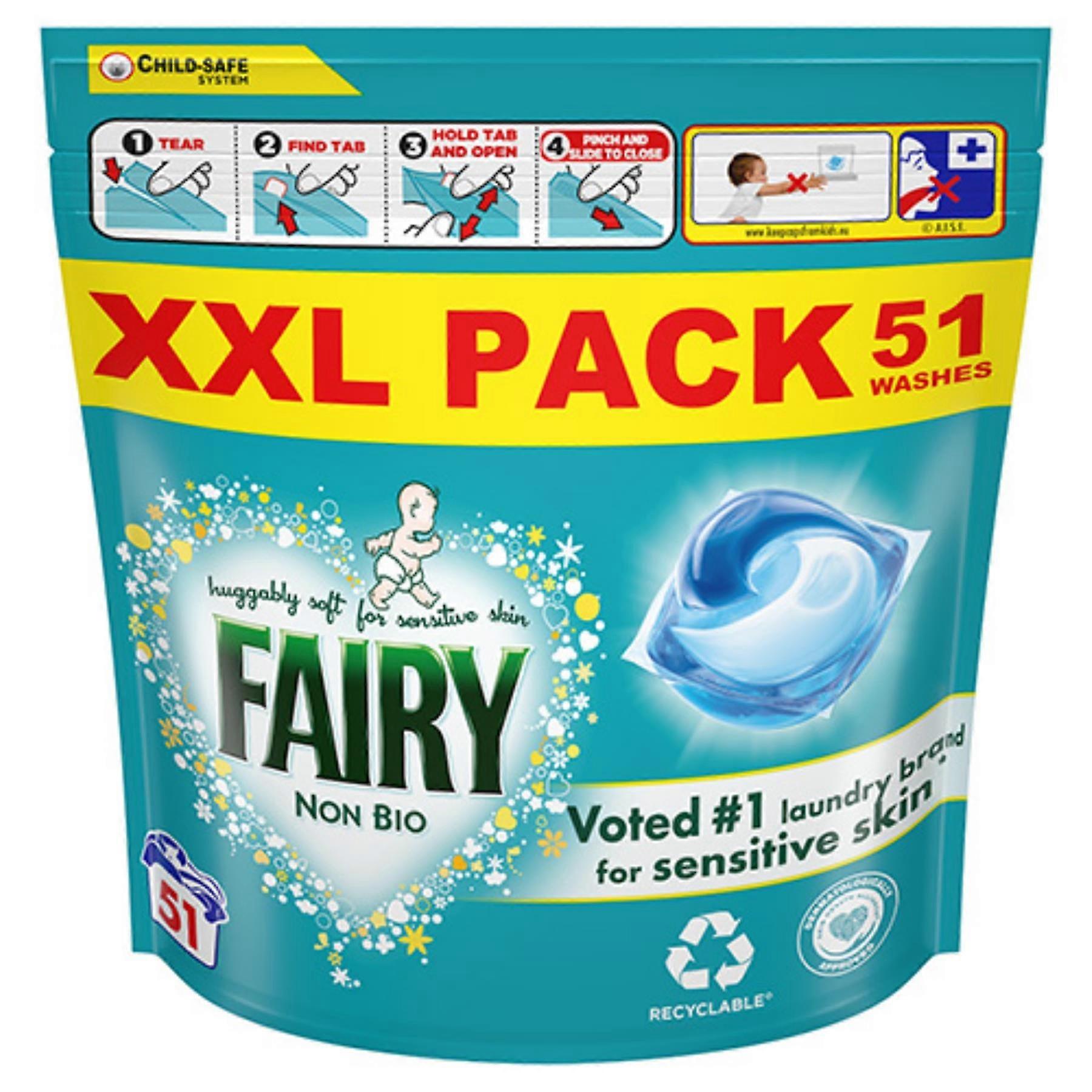 Fairy Non Bio Pods Sensitive Skin (51 Washes)