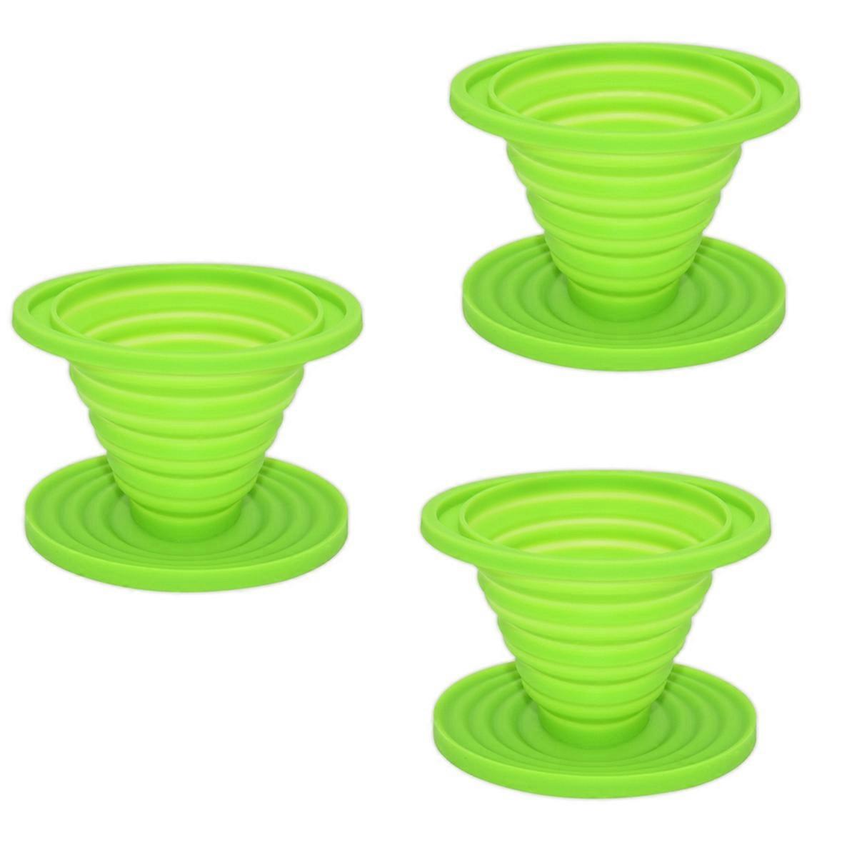 Coffee Filter Foldable Reusable Coffee Filter Cone for Hand-Brewed Coffee Ideal for Hiking Camping Home Offices B