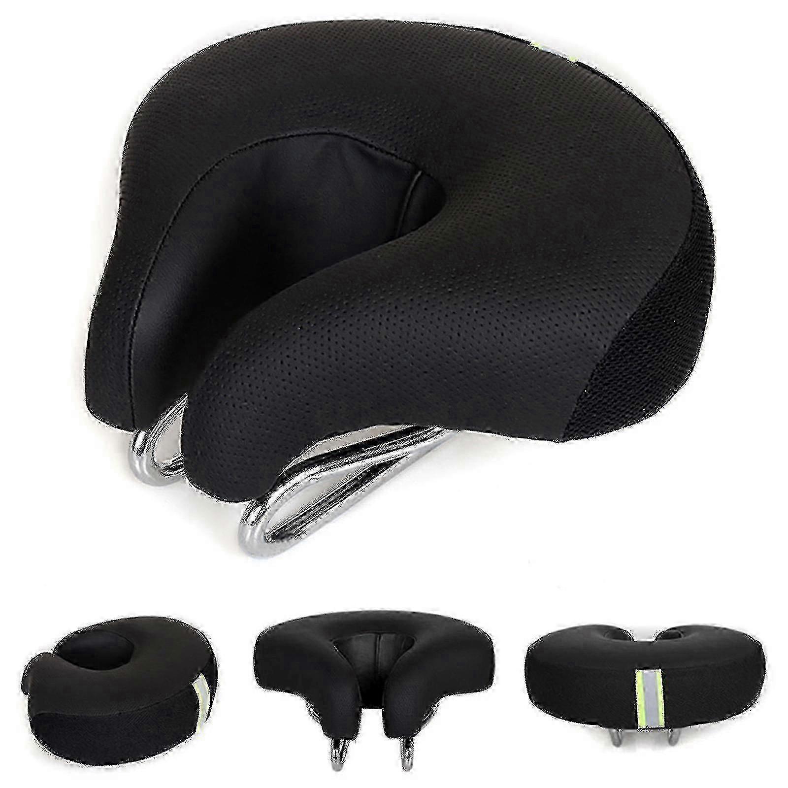 Thickened Super Soft Cushion No Nose Bicycle Saddle for MTB